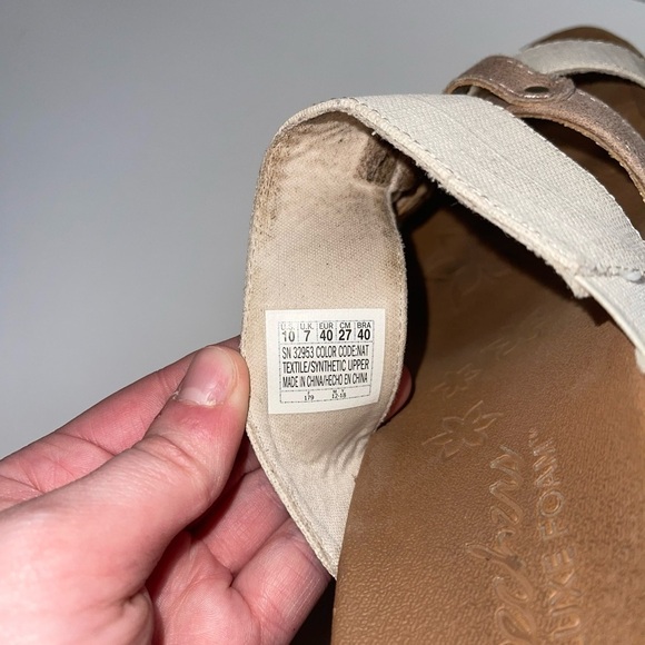 Skechers Cali Beverlee Sail Away Cream Cork Wedge Sandals 10 Women’s - Picture 11 of 13